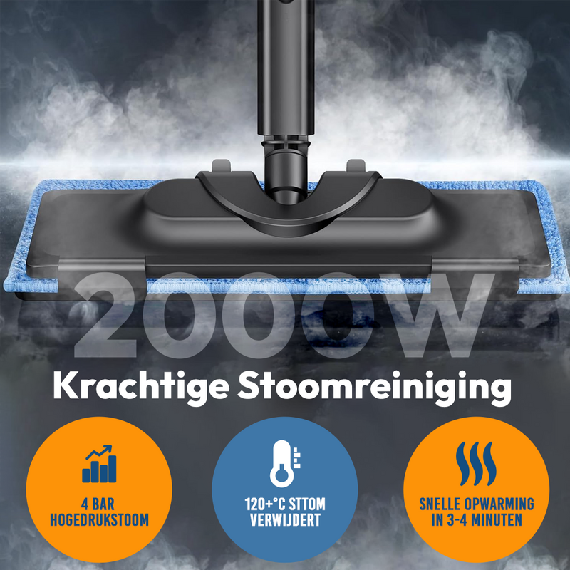 BOLLIT Stoomreiniger PRO 2000W