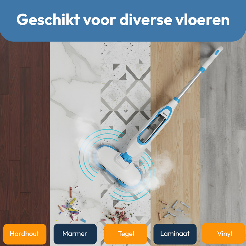 BOLLIT 1500W Elektrische Stoomdweil