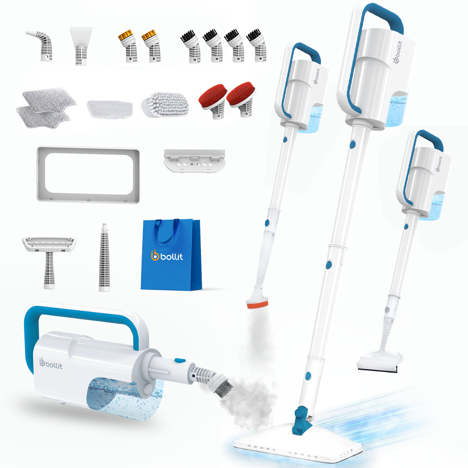 BOLLIT 1550W Stoommop
